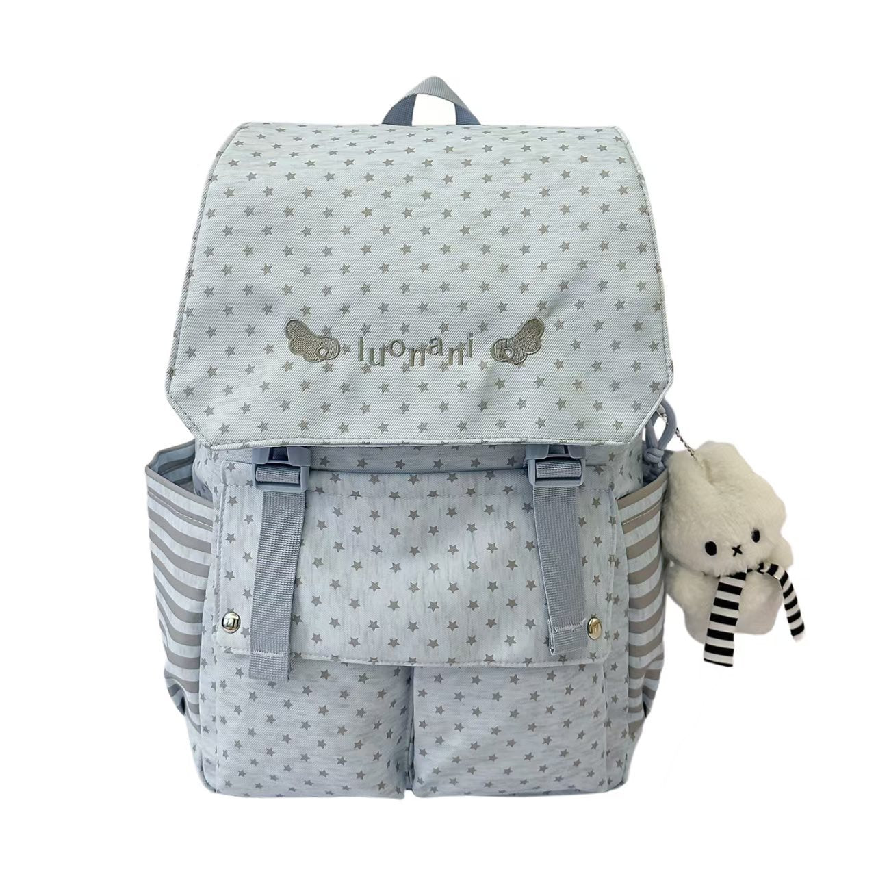 Sternmuster-Rucksack mit mehreren Taschen Brehn