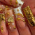 Dekorativer Goldverziertes Nagelkunstset Brehn