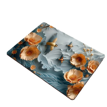 Künstlerisches Blumendesign Küchenmatte Brehn