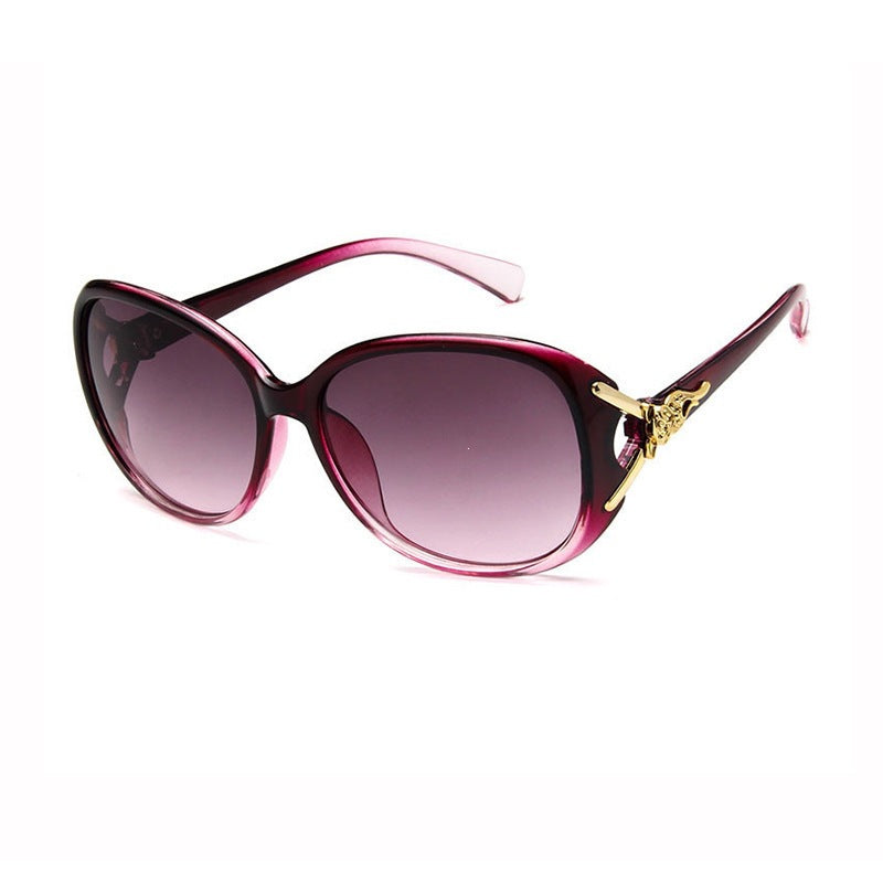 Elegante Übergroße Katzenaugen-Sonnenbrille Brehn