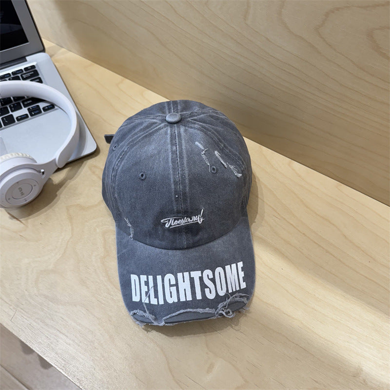 Herren Distressed Casual Baumwollmütze Brehn