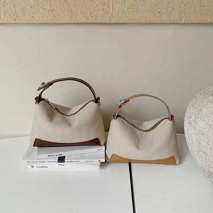 Strukturierte Handheld Schultertasche