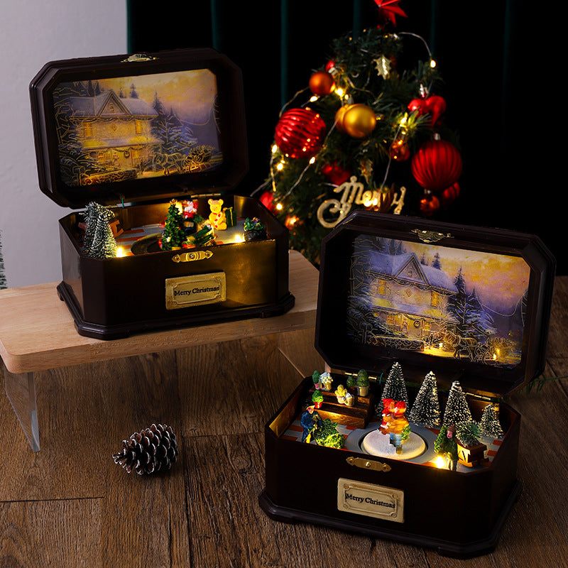 Weihnachtsdorf Spieluhr Brehn