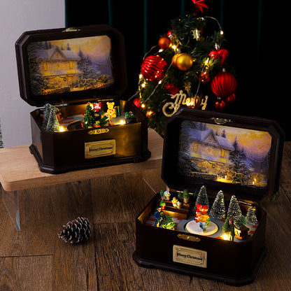 Weihnachtsdorf Spieluhr Brehn