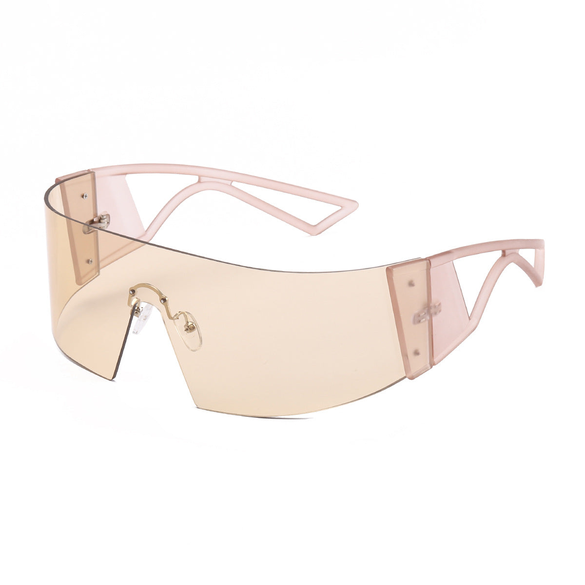 Damen sportliche Sonnenbrille im futuristischen Design Brehn