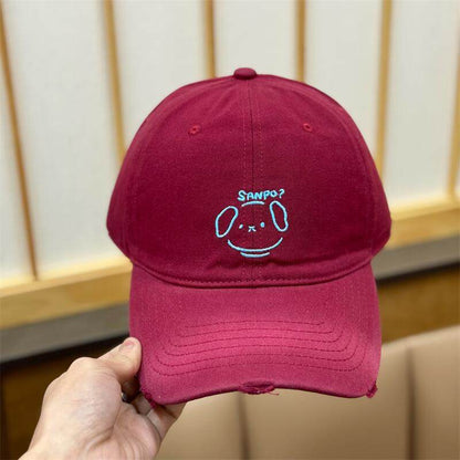 Damen Freizeit Charakter-Stickerei Baseball-Cap Brehn