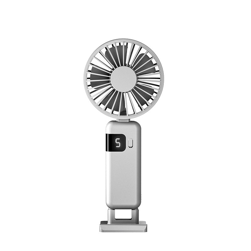 Tragbarer Usb Ventilator mit Digitaler Geschwindigkeitsanzeige Brehn