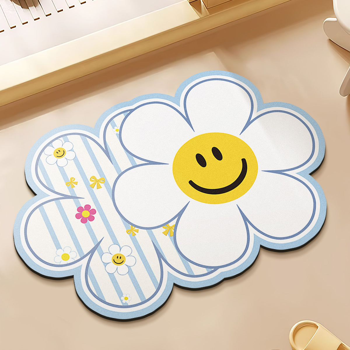 Charmantes Blumendesign Badetuch
