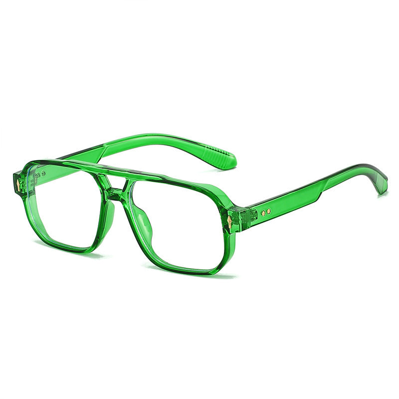 Oversized geometrische Sonnenbrille mit verbesserter UV-Schutz Brehn