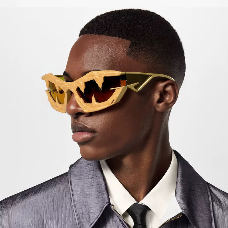 Damen futuristische Sportsonnenbrille Brehn