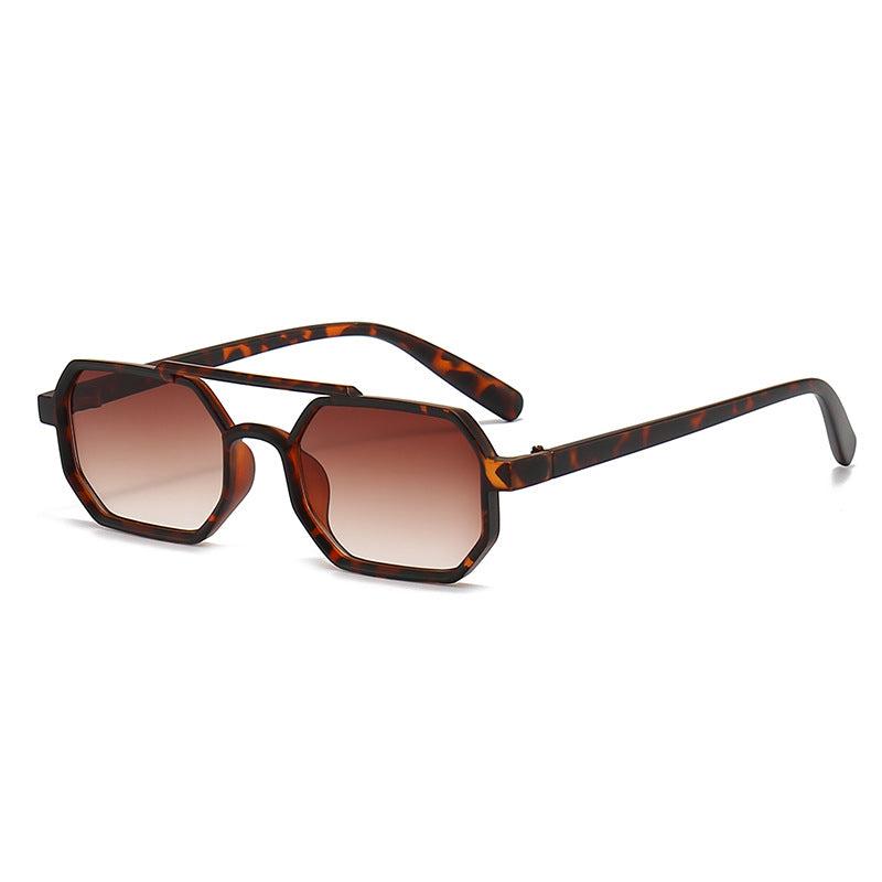 Damen modische Sonnenbrille im innovativen Achtkant-Design Brehn