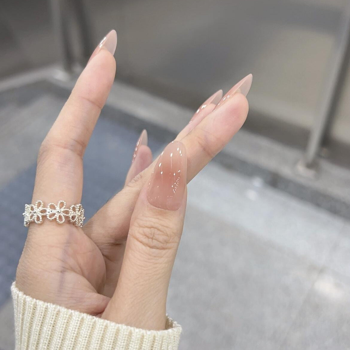 Kunstnägel mit Elegantem Glitzereffekt Brehn