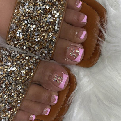 Glitzernde Hausschuhe mit eleganten Applikationen Brehn