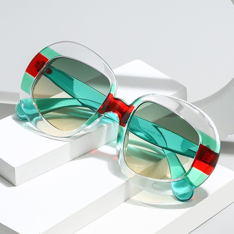 Vintage-inspirierte geometrische Rahmen-Sonnenbrille Brehn