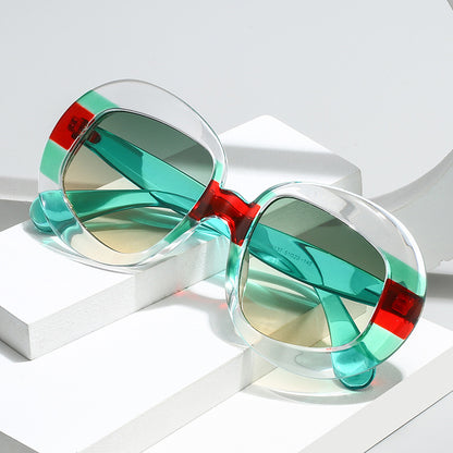 Vintage-inspirierte geometrische Rahmen-Sonnenbrille Brehn