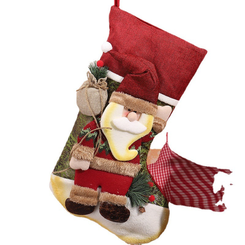 Niedlicher Weihnachtsstrumpf mit Rentierdesign Brehn