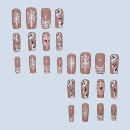 Künstlerisches Halloween-Themen-Nageldesign-Set