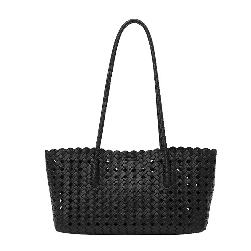 WoHandgewebte Strohtaschenmarkt Tote Bag Brehn