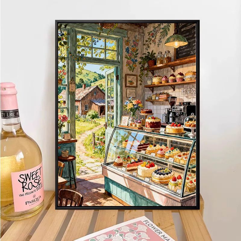 Bäckerei-Themen Dekorative Leinwandkunst Brehn