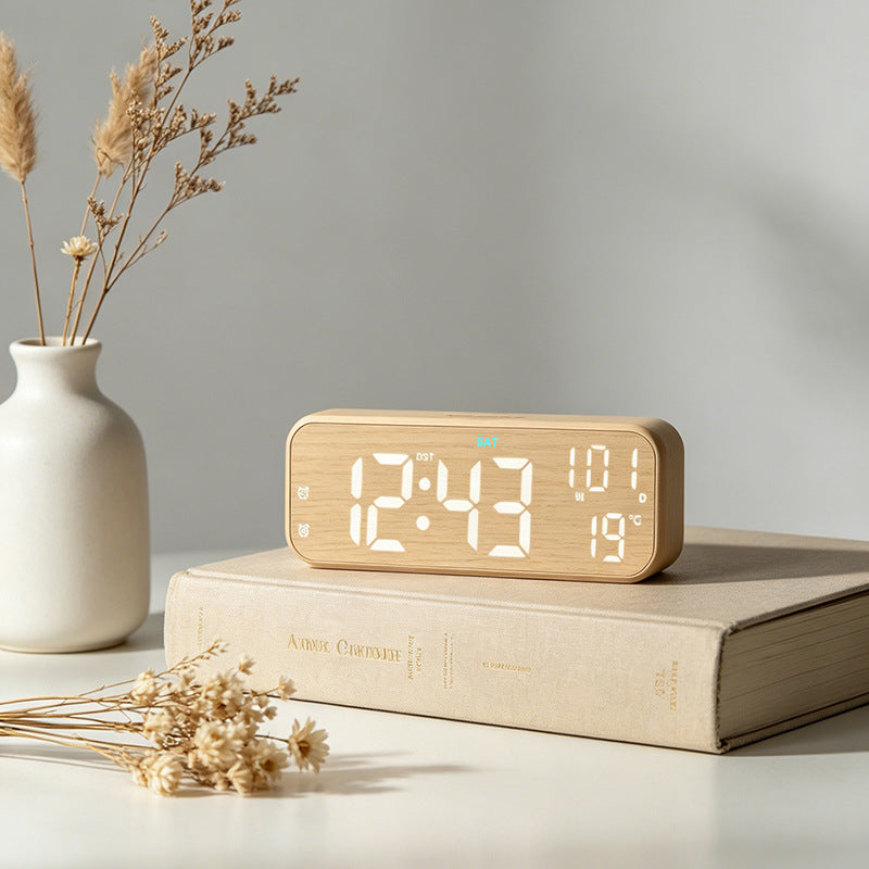 Digitaler Multifunktionswecker mit Temperatur- und Datumsanzeige Brehn