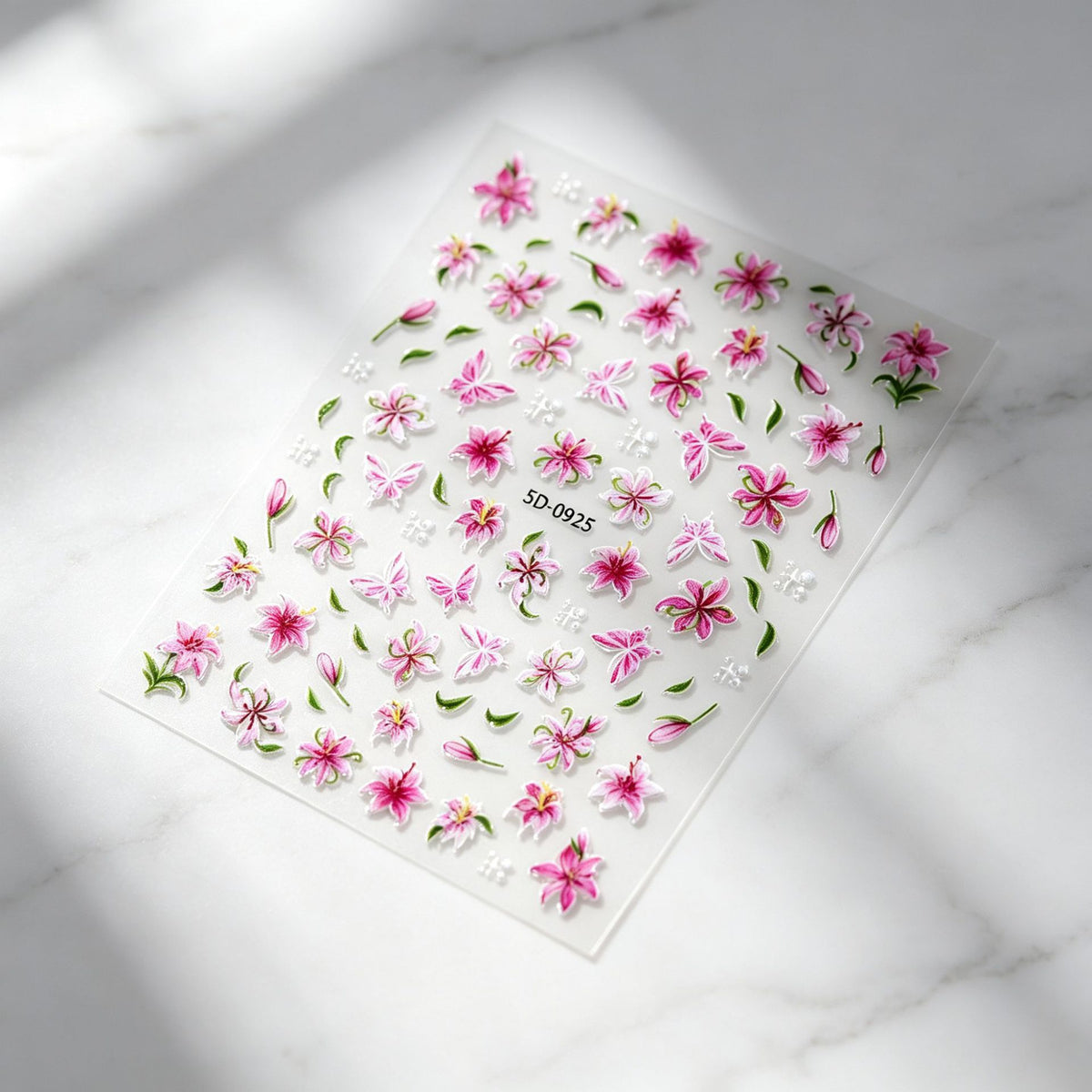 Floral Decorative Nail Art Aufkleber