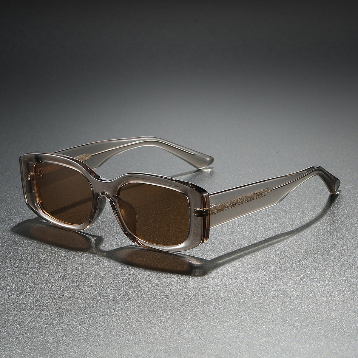 Damen modische Sonnenbrille im stylischen, eckigen Rahmen Brehn