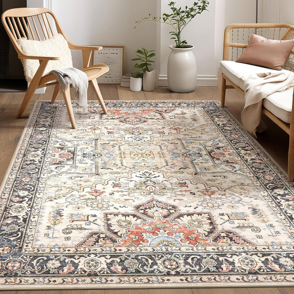 Vintage-inspirierter Teppich