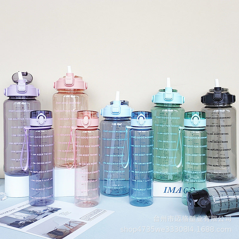 Damen Motivierende Trinkflasche Brehn