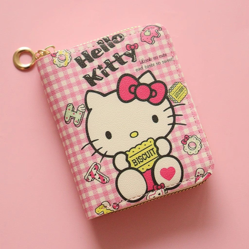 Hello Kitty-Themen-Reißverschluss-Geldbörse Brehn