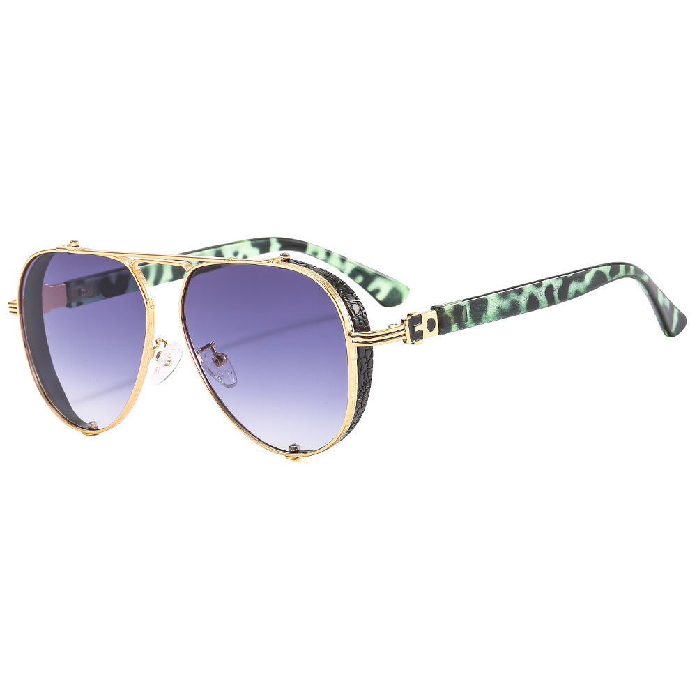 Damen Luxuriöse Retro-Sonnenbrille mit kunstvollen Verzierungen Brehn