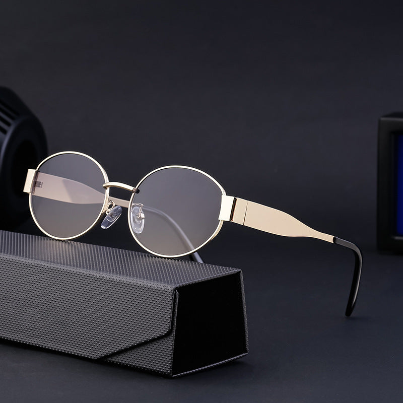 Damen modische Sonnenbrille im eleganten ovalen Design Brehn