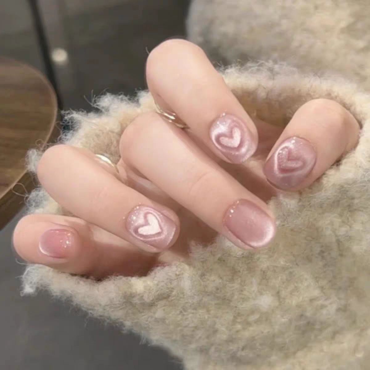 Künstlerisches Floral Design Press-On Nagel Set Brehn