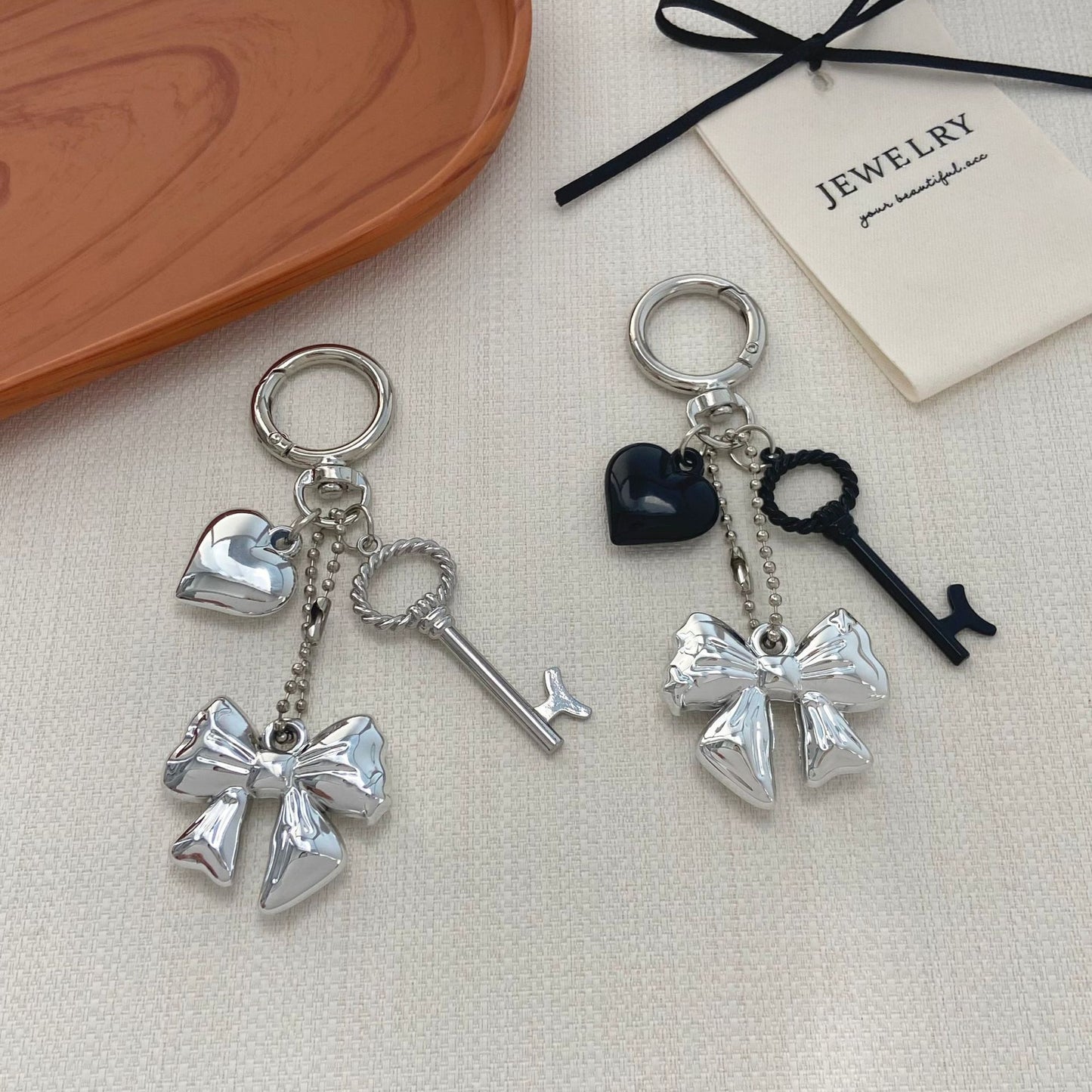 Silber Charme Schlüsselanhänger Brehn