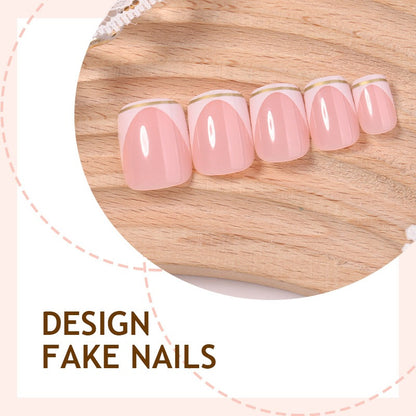 Kunstnagelset mit elegantem Spitzen-Design Brehn