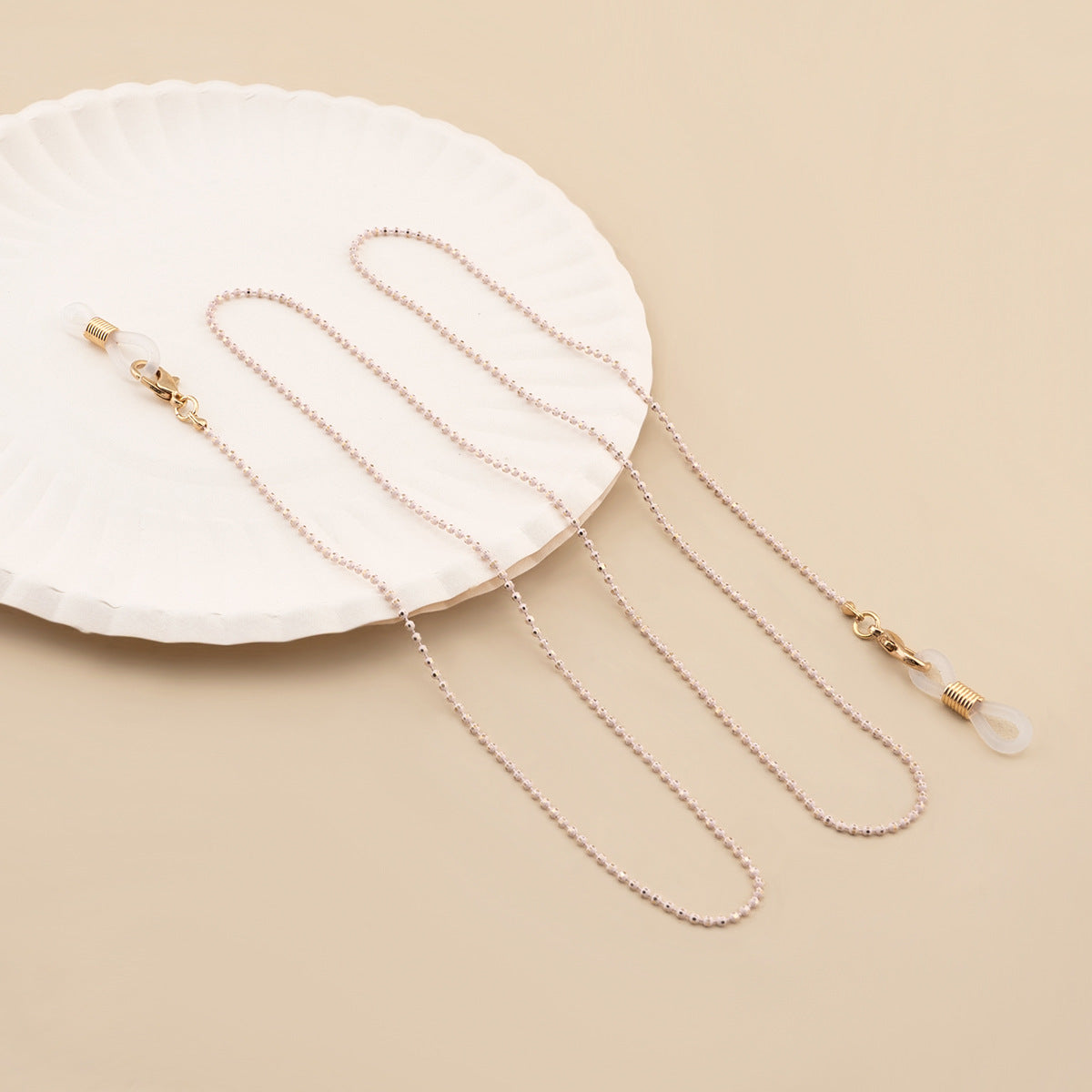 Elegante Perlen Brillen Kette Brehn