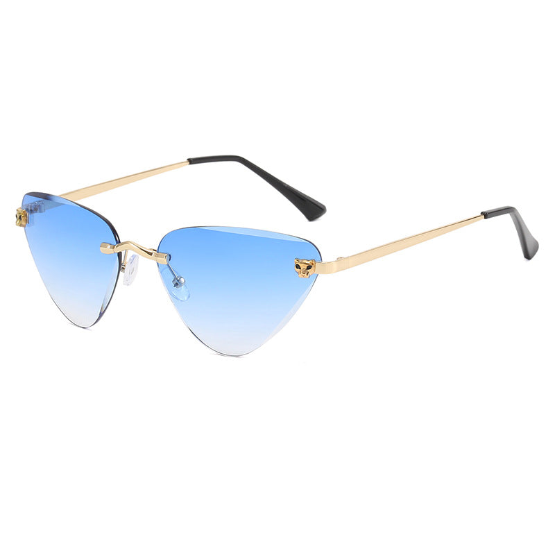 Damen Cat-Eye Sonnenbrille mit elegantem Metallrahmen Brehn