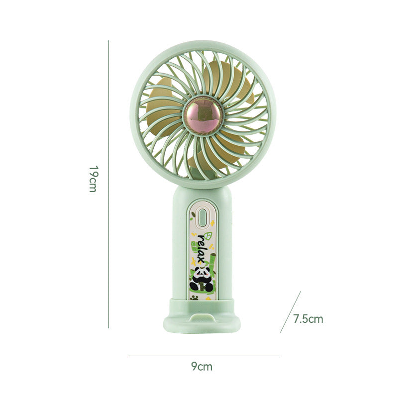 Damen Tragbarer Mini Ventilator mit niedlichem Panda-Design Brehn