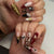 Glamouröse Dekorative Press-On Nagelspitzen Brehn