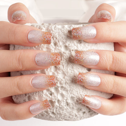 Glitter Ombre Press-On Nagelset Brehn