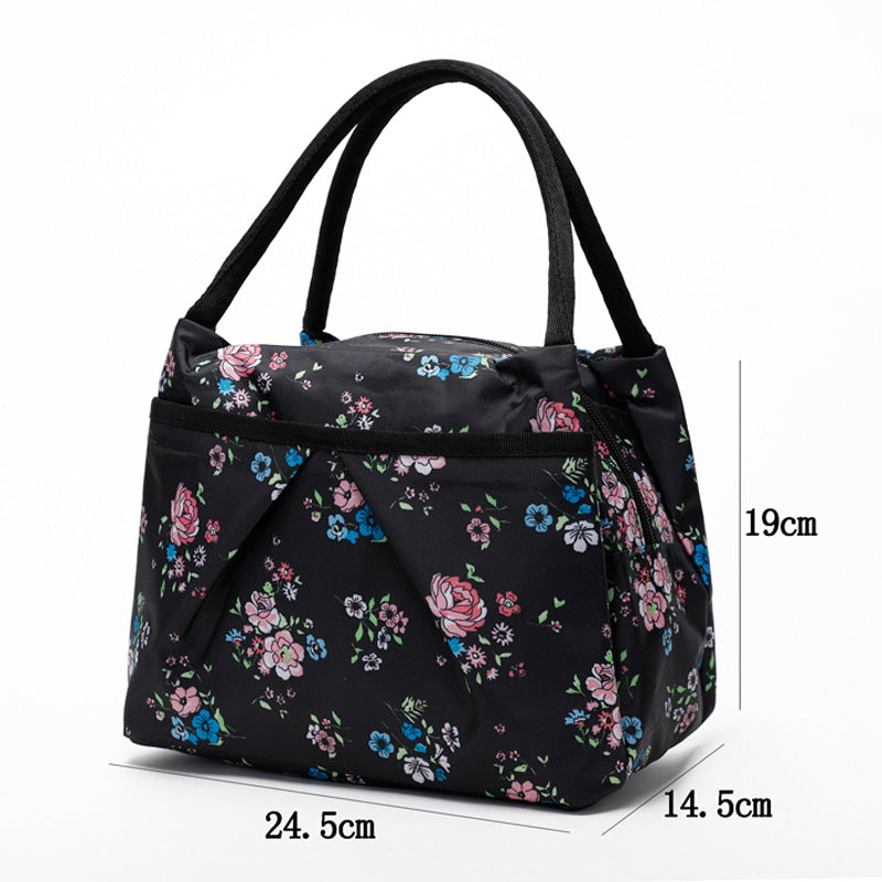 Blumige isolierte Lunch-Kühltasche Brehn