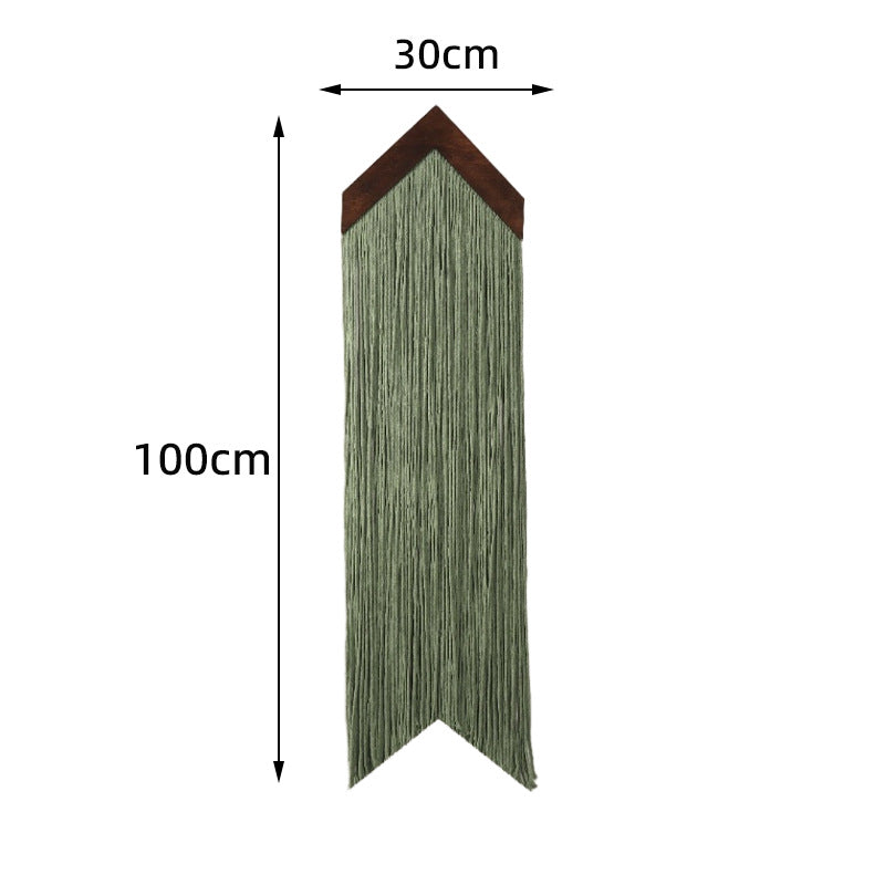 Makramee Wanddeko mit Wolkenmotiv Brehn