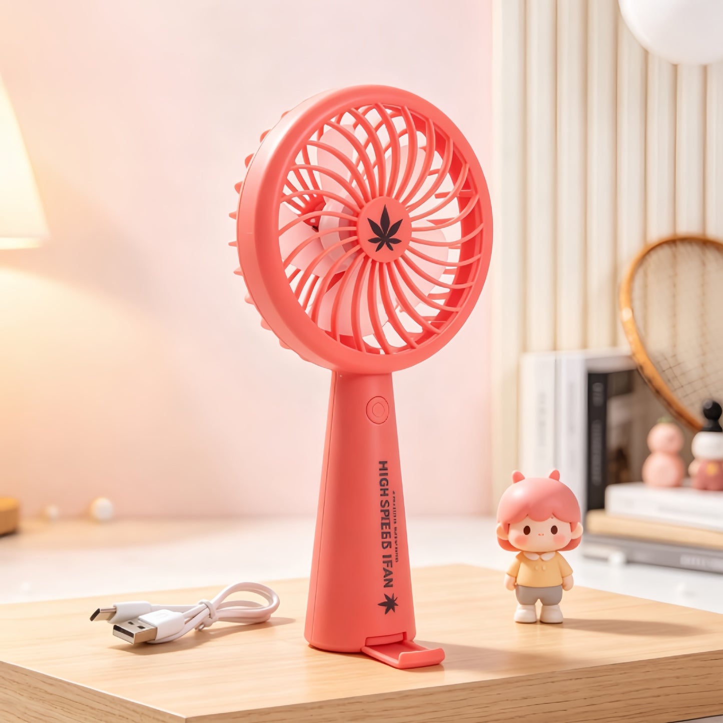 Damen tragbarer Hochgeschwindigkeitsventilator mit smartem Design Brehn