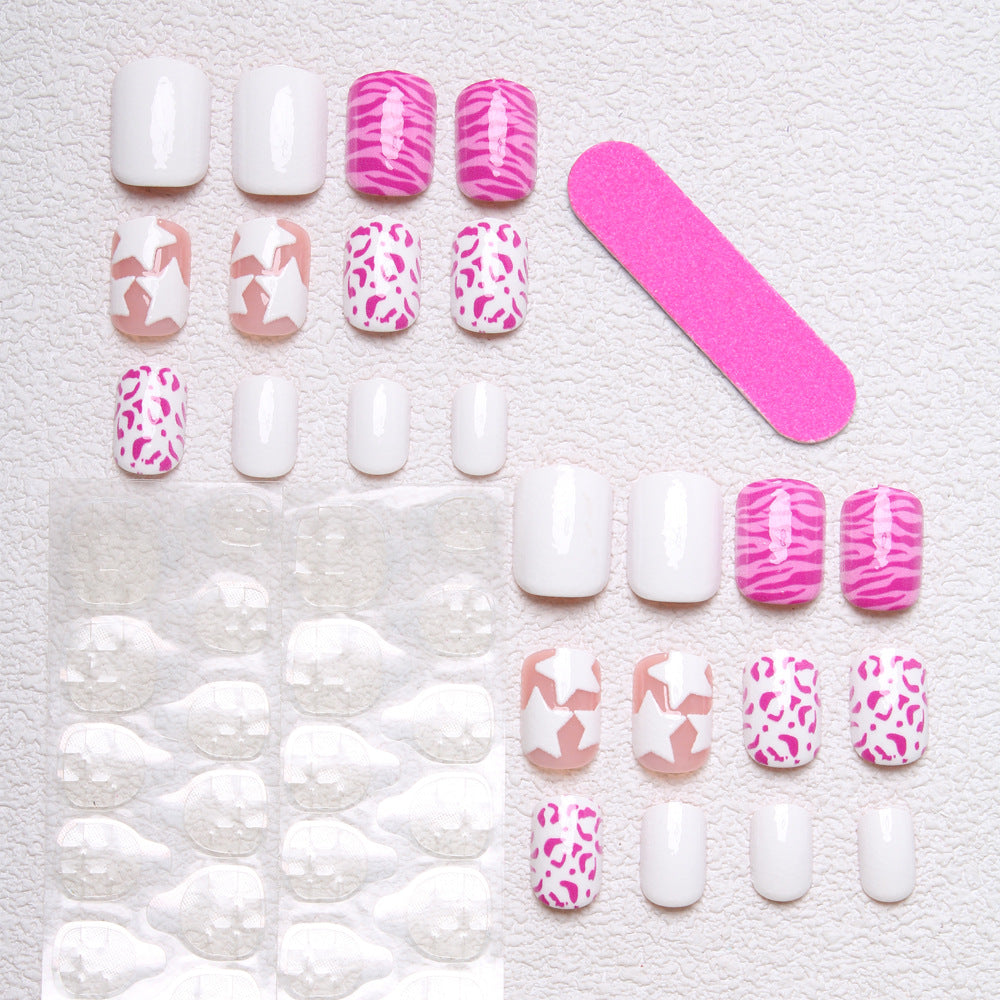 Künstlerisch inspiriertes Press-On Nagelset Brehn