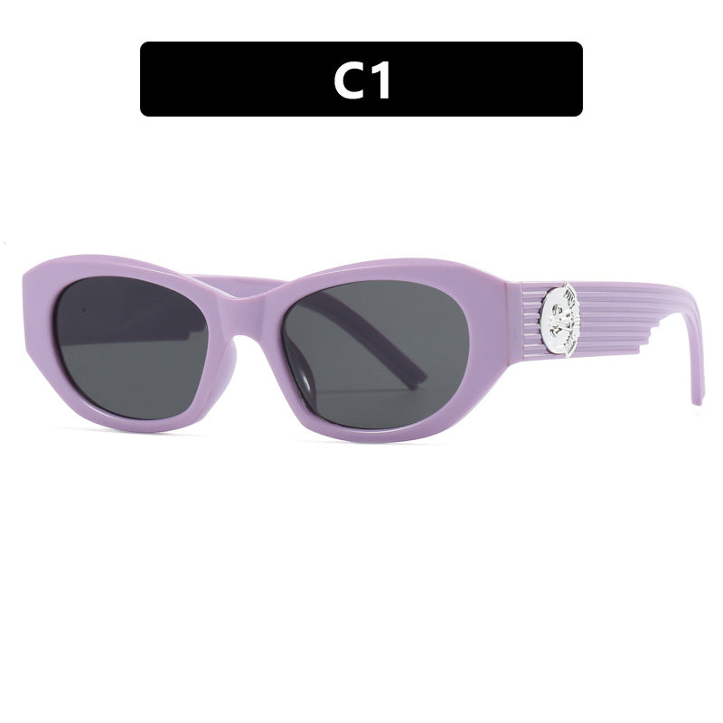 Damen modische Cat-Eye Sonnenbrille mit markantem Design und luxuriösen Details Brehn