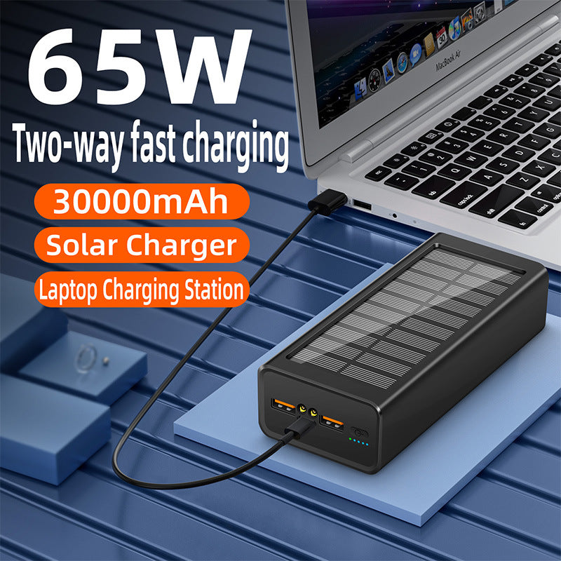 Solarbetriebene Powerbank Brehn