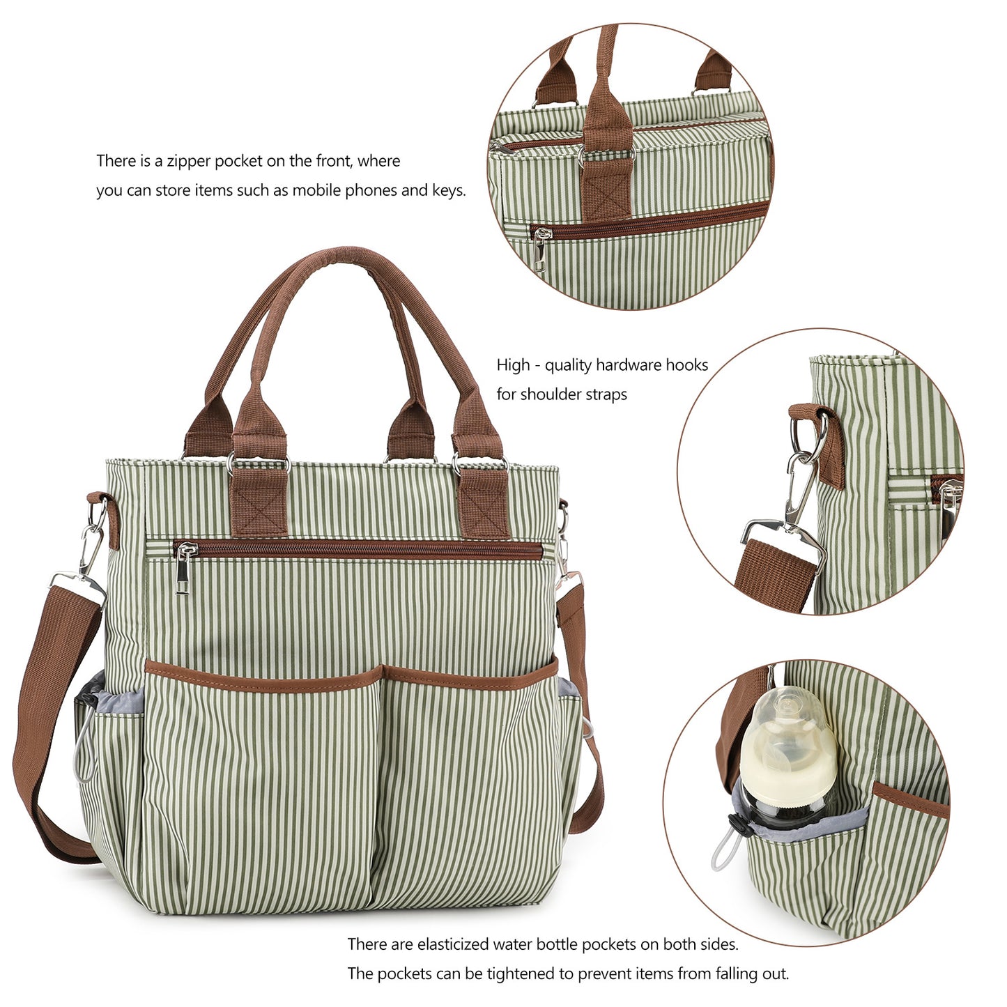 Vielseitige Wickeltasche Brehn