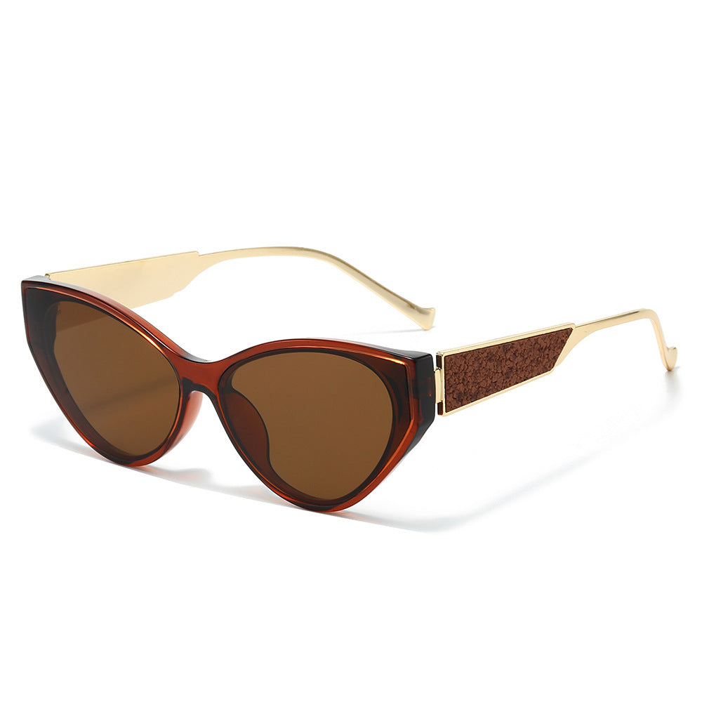 Chice Katzenaugen-Sonnenbrille mit einzigartigen Details Brehn
