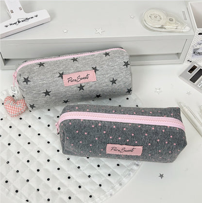 Stilvolle Sternenprint Bleistift Tasche