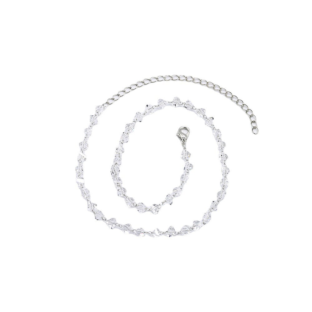 Elegante Kristall Brillen Kette Brehn