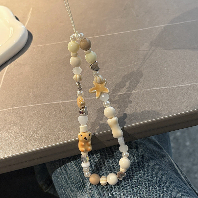 Handgemachte Perlen Charm Brillenband Brehn